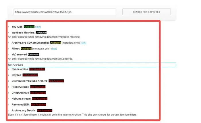 youtube video finder結果