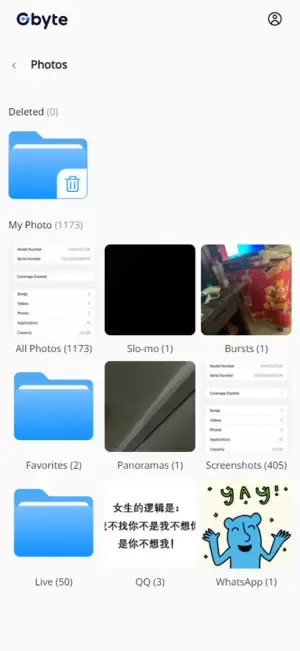 Gbyteで削写真を取り出して見る方法③