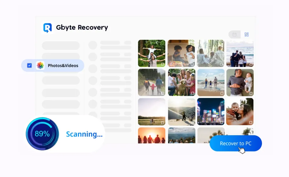 recuperar fotos eliminadas permanentemente con Gbyte Recovery.webp