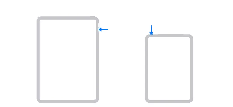 iPadの強制起動する方法画像