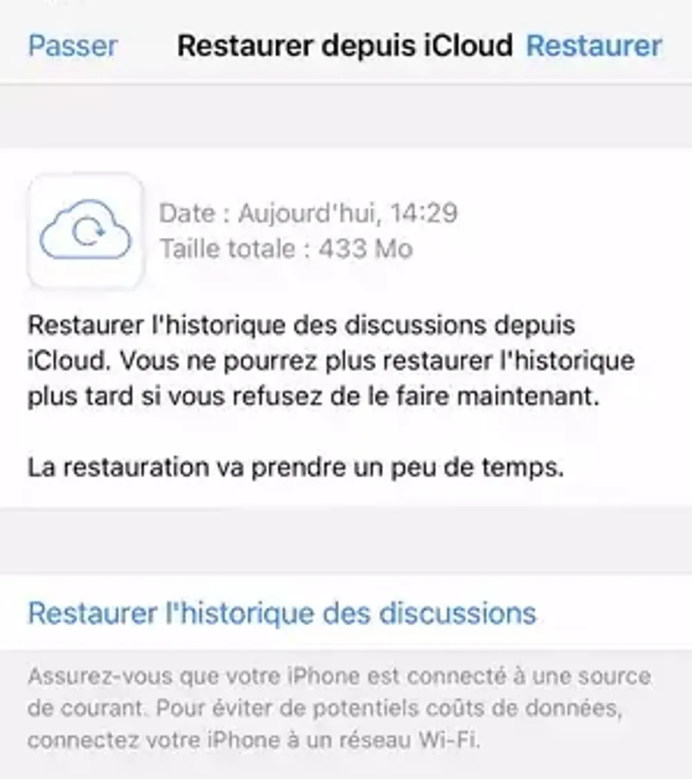 Restaurer l'historique de Discussion restaurer-l-historique-des-discussions-whatsapp-depuis-icloud.webp
