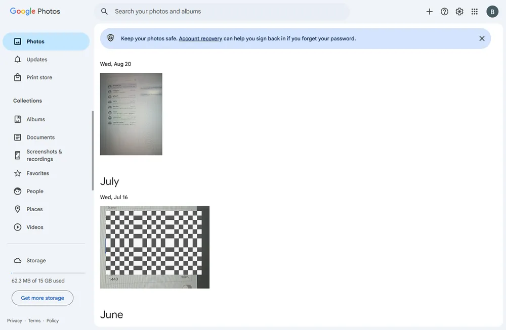 Find Photos on Google Drive
