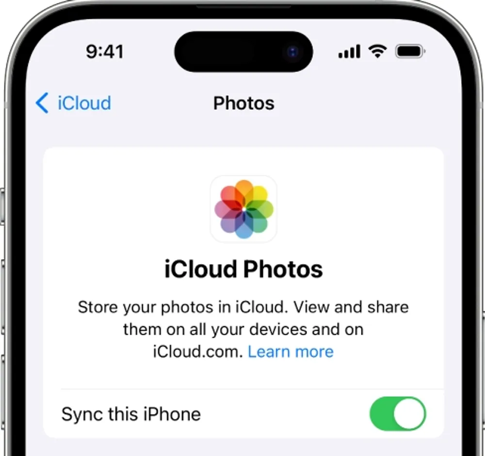 transférer photos iPhone vers Mac via la synchronisation iCloud synchroniser-photos-icloud.webp