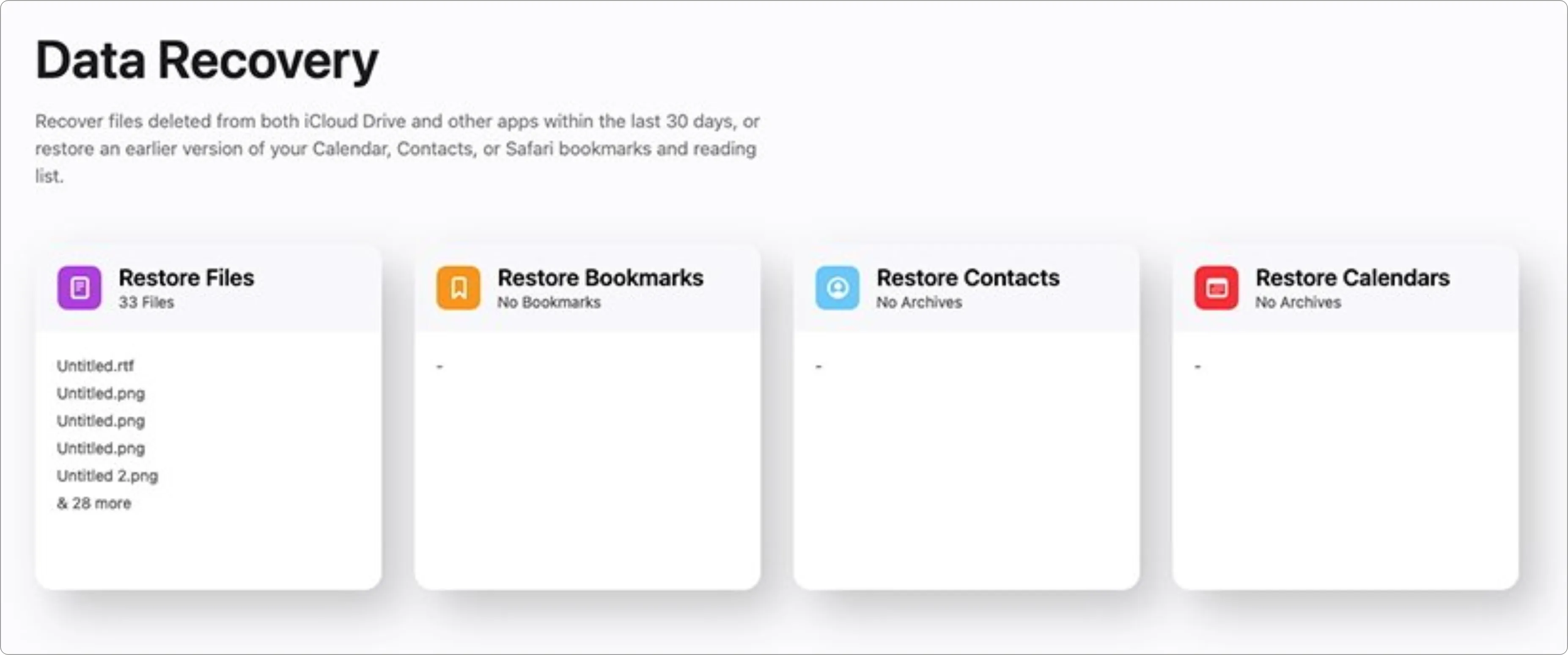 phonerescue for ios 安全 性(無料のapple標準復元の様子)