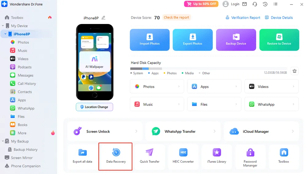 Modules multiples - Dr.Fone plusieurs-outils-en-wondershare-dr-fone.webp