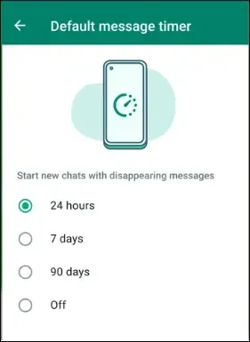 whats-app-default-timer