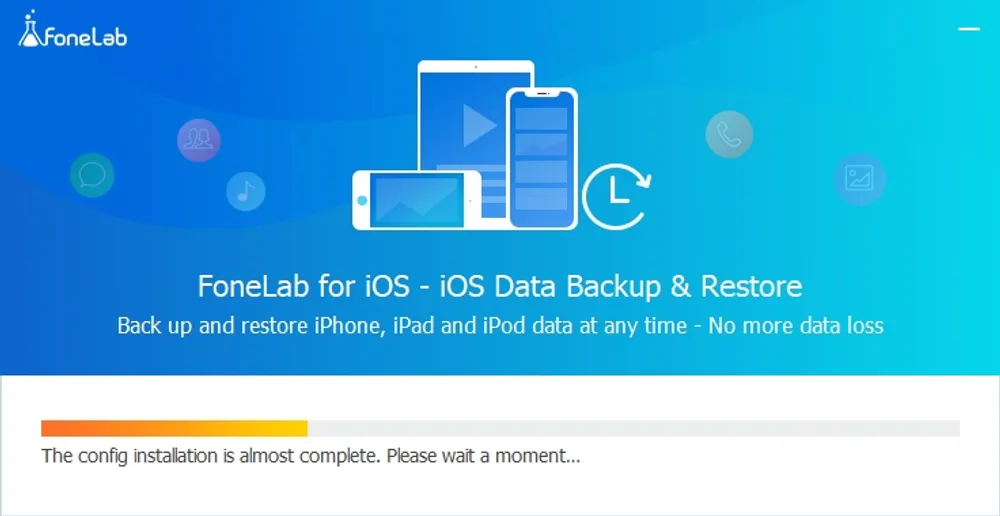 Fonelab for iOS: Installation Interface