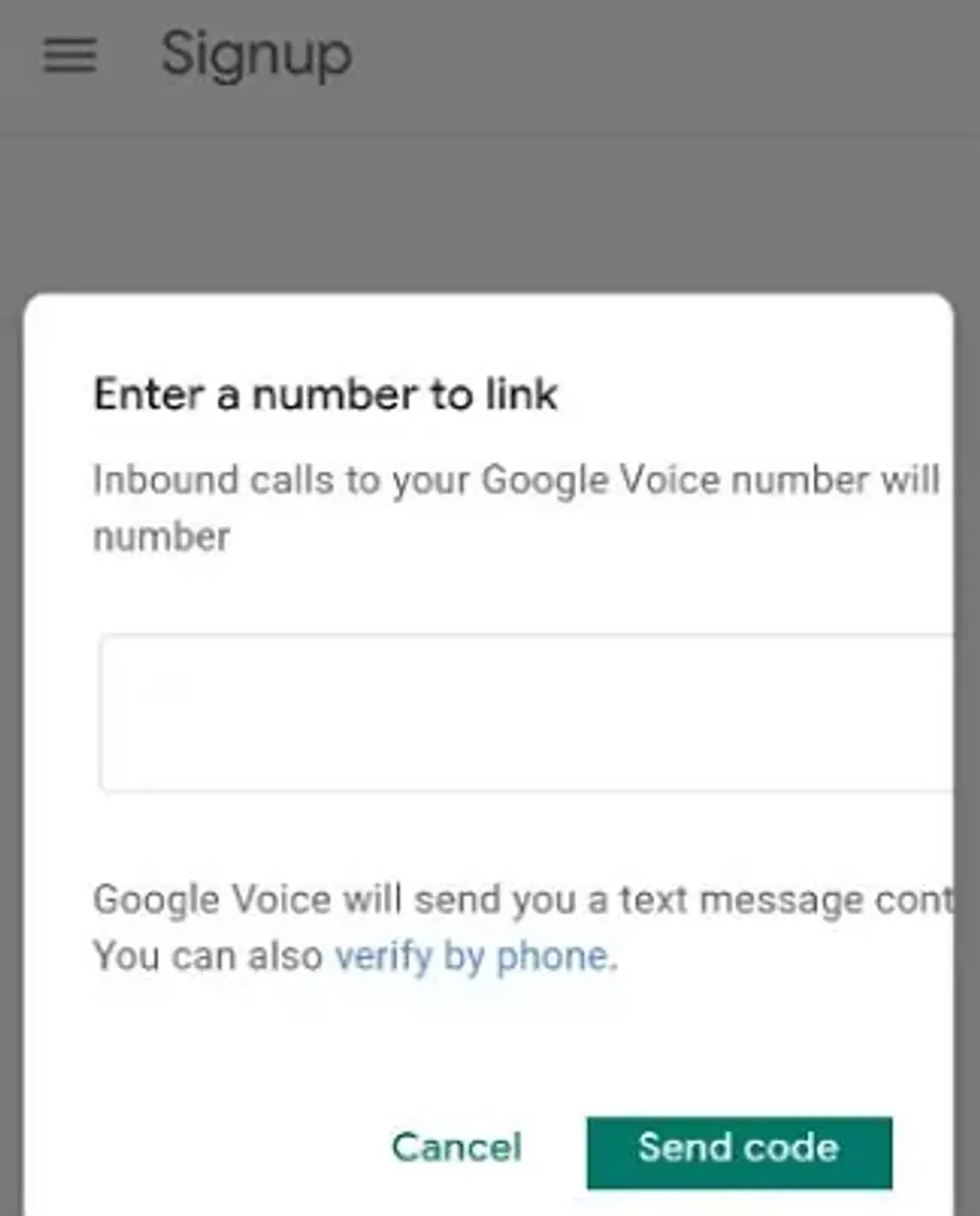 google-voice-click-on-send-code.webp