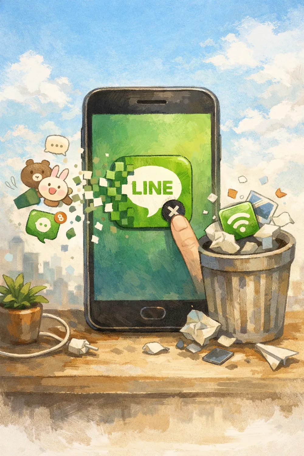 uninstalling-line-app-ja