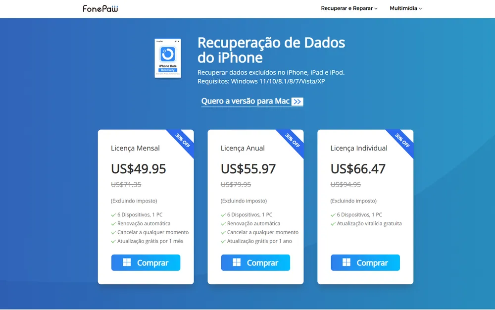preços e licença do FonePaw preco-licenca-fonepaw.webp