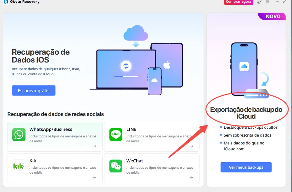 exportação de dados iCloud exportacao-dados.webp