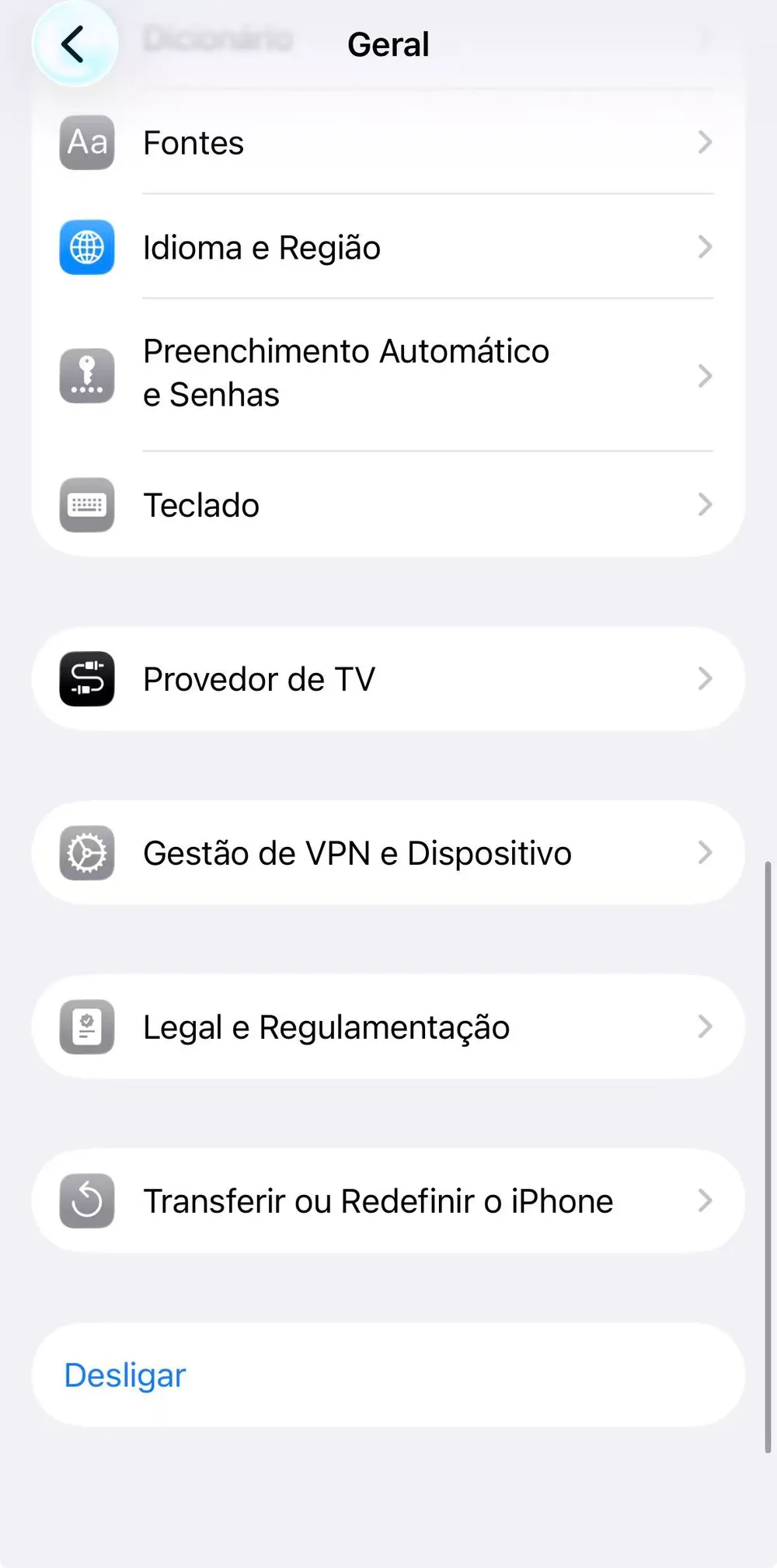 desligar na página geral geral-desligar.webp
