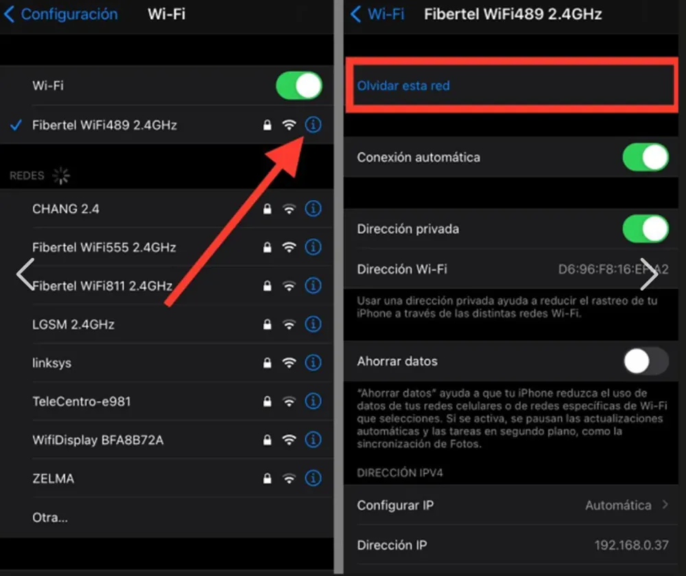 Olvidar la red Wi-Fi olvidar-red-wifi.webp