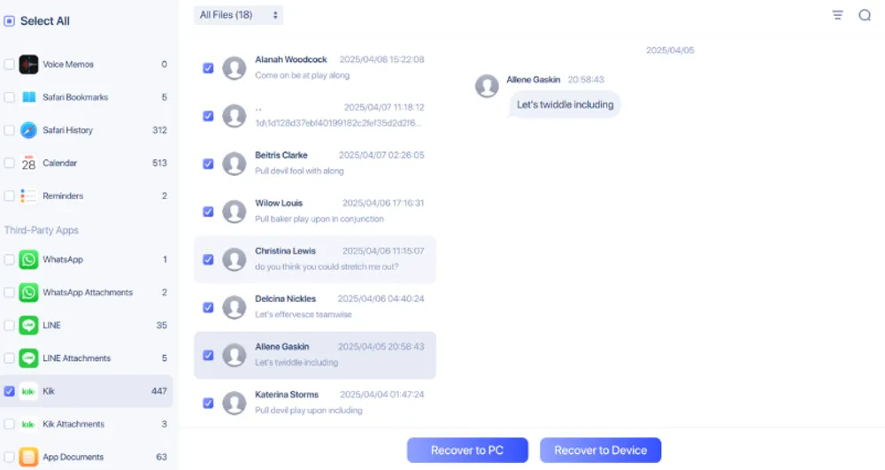 Escaneo de Kik de EaseUS Mobisaver escaneo-kik-easeus-monisaver.webp