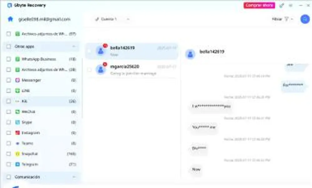 Escaneo de Kik de Gbyte Recovery escaneo-kik-gbyte-recovery.webp