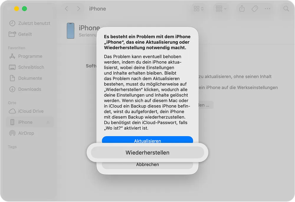Image 3: recovery-mode-restore-pc-de.webp