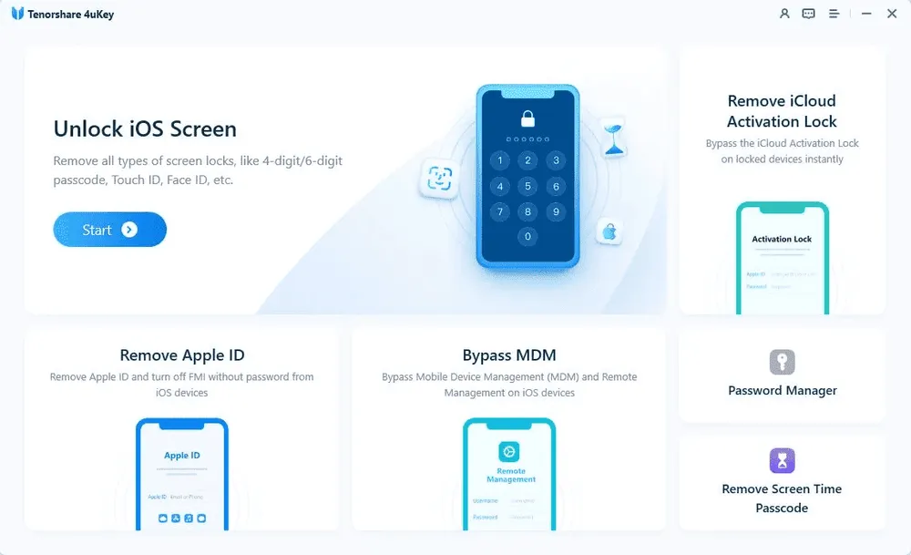 unlock-iphone-screen-interface-4ukey