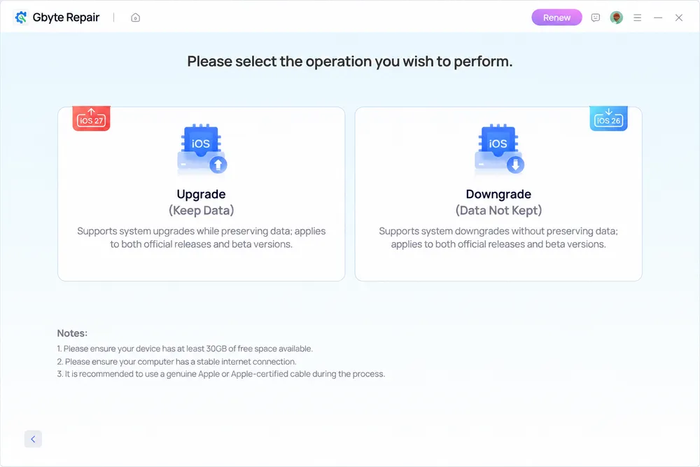gbyte-choose-ios-downgrade-en.webp
