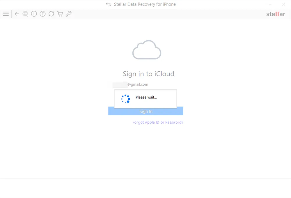 stellar data recoveryにおけるiCloud復元モード icloud-recovery-mode-error-in-stellar-data-recovery-ja.webp