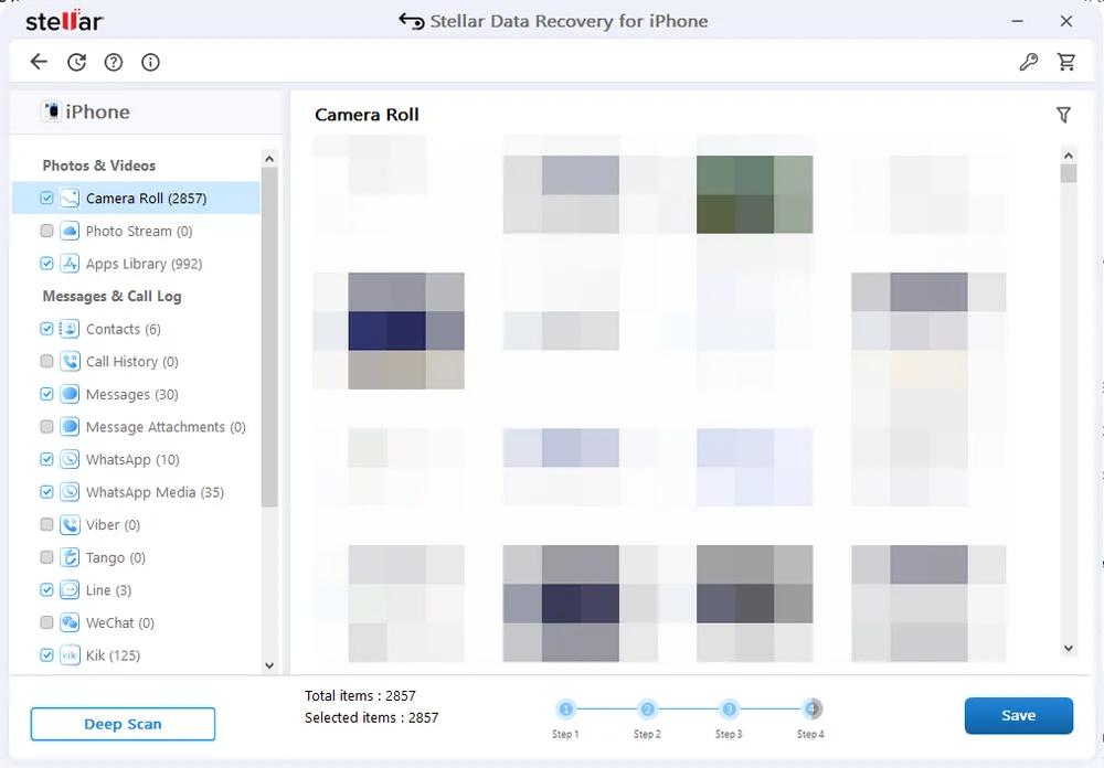 「iPhone本体をスキャンして復元」モードの復元結果 the-results-of-stellar-data-recovery-scan-recovery-mode-ja.webp
